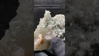 Stunning Clear Apophyllite & Shiny Quartz On Matrix Mineral Specimen