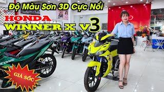 Honda Winner X V3 Độ Màu Sơn Cực Nổi |  Xe Máy Trả Góp Bình Dương