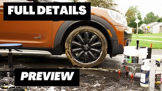 Mini Cooper CountryMan - Foam Wash & Ceramic Wax - ASMR | PREVIEW