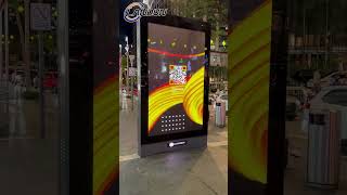 Real Case of 98 Inch Outdoor Digital Signage Kiosk