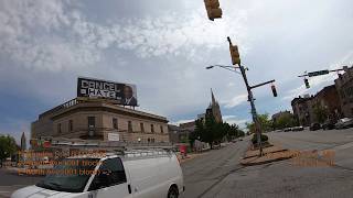 Baltimore Bicycling - The Billboard at North/Charles (Cancel Rent and F*** the Police) (Ride Clips)