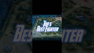 TOP 5 BEST FIGHTER FOR SOLO RANKING MOBILELEGENDS 2023 | Mobilelegends #mlbbshorts