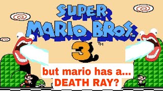 Super Mario Bros 3 but mario has a... DEATH RAY? (Mari0)