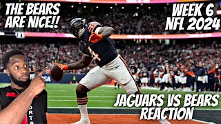 Reaction To Jacksonville Jaguars vs Chicago Bears Game Highlights | NFL 2024 Season Week 6