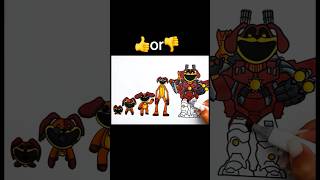 Evolution of DOGDAY MECHA Coloring Pages / How to Color Dogday / Poppy Playtime Chapter 3