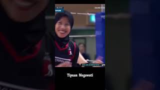 Tipuan Megawati dapat point 1 #redsparks #megatron #megawati #volleyball