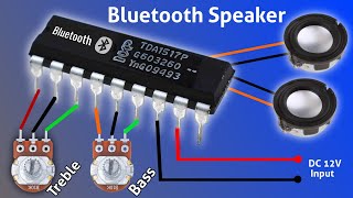 Make Your Own Bluetooth Speaker with Bass Booster Tune control