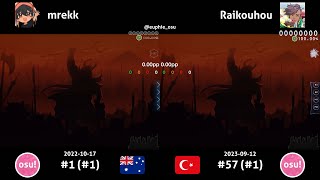 mrekk vs Raikouhou | BLANKFIELD - Goodbye [Intense] +HR