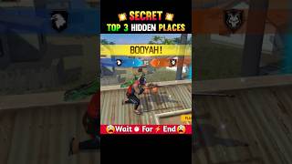 Secret Hidden Places For Cs Rank 😱 Free Fire Hidden Places #shorts #agfverma