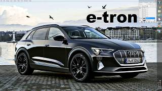 2019 Audi E-Tron - Spy Shot Render Preview