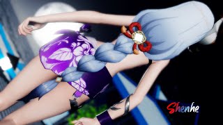 💕Do you like cute Shenhe?😘｜Genshin Impact MMD｜4K 60FPS