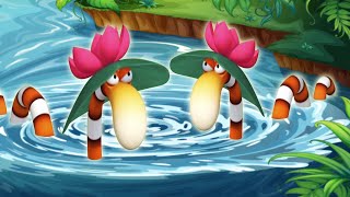 Gazoon | 🐍Two Snakes In The Lake🐍 | Jungle Book Diaries | Funny Animal Cartoon For Kids