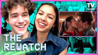 HSMTMTS Cast Rewatches the Show's Best Scenes | Olivia Rodrigo, Joshua Bassett