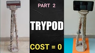 Trypod / part 2 / Made from newspaper/  #easy #Dhairyascraft  .