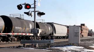 BNSF action 12-28-2012, downtown Oklahoma City, Oklahoma