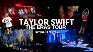 TAYLOR SWIFT: THE ERAS TOUR CONCERT VLOG | TAMPA FLORIDA NIGHT 2- APRIL 14, 2023