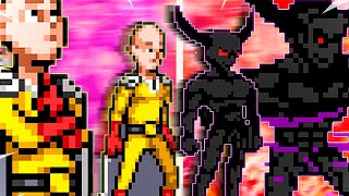 COLOQUEI O SAITAMA E GAROU FORMA MONSTRO EM DUPLA NO JUMP FORCE MUGEN