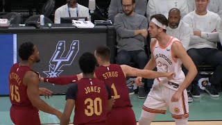 Donovan Mitchell and Zach Collins scuffle results in double ejections