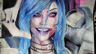 Speed Drawing - Jinx League Of Legends