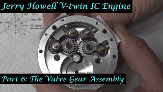 #MT49 Part 6 - Jerry Howell V-twin IC Engine. The Valve Gear Assembly. In 4K/UHD by Andrew Whale.