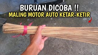 WAJIB TAU !! MOTOR KALIAN AKAN AMAN DARI MALING BERKAT SAPU LIDI