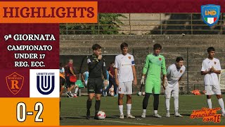 Romulea - Urbetevere | HIGHLIGHTS IX giornata Under 17 Reg. Ecc.