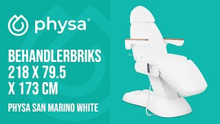 Behandlerbriks  218 x 79.5 x 173 cm Physa PHYSA SAN MARINO WHITE | Produktpræsentation 10040174