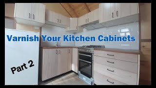 Finishing Your Kitchen Cabinets - Part 2