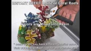 INSTANT REEF Tank Decors: Color-Fading Resistant Artificial Coral Reef Aquarium Decorations