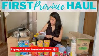 Our first province household items Haul | Living in the province Philippines | Simple living