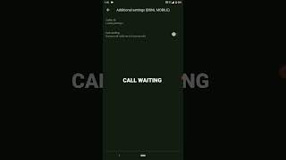 HOW TO ACTIVATE CALL WAITING IN ANDROID MOBILE