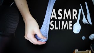 ASMR Making Slime for the First Time! (extremely sticky & slimey) | Chloë Jeanne ASMR