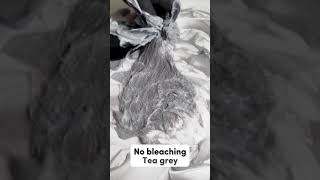 No Bleaching Tea Grey Hair Color