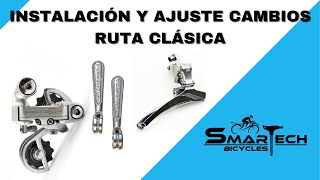 Cómo instalar y ajustar palancas, tensor y descarrilador en una bicicleta de ruta clásica