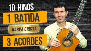 "Música Descomplicada: 1 Levada, 3 Acordes - 10 Hinos da Harpa Cristã para Todos Tocarem!"