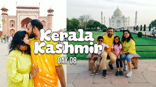 ചുമ്മാതല്ല താജ് ലോക മഹാ അത്ഭുതം ആയത് ❤❤❤ | Kerala to Kashmir Roadtrip with family