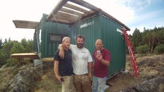 Shipping Container House - 320 StudioMX - HoneyBox INC. - time lapse sept 20 2013