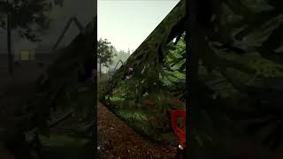 Attempting to build a normal fort in The Forest