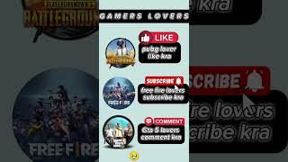 FreeFire lovers don’t forget to hit that subscribe button PUBG lovers show some love and drop a like