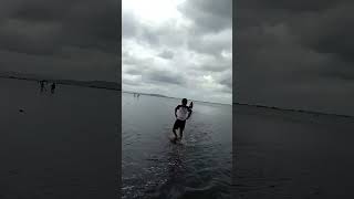 enjoying the beach lowtide