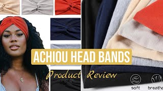 ACHIOU BRAND | BOHO HEAD BANDS | SPONSORED VIDEO |Product Review