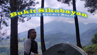 Camping Ground Bukit Si kabayan Bogor / Taman Nasional Gunung Bunder Halimun View Gunung Salak Bogor