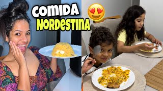 MOSTRANDO COMO FAÇO MINHA JANTA * Comida típica do nordeste