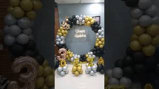 birthday balloon decoration ideas | simple Birthday Decoration ideas #birthday #shorts #viral