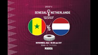 Senegal VS Netherlands FIFA WORLD CUP QATAR 2022 LIVE STREAM