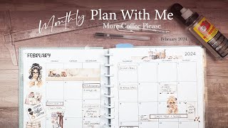 Monthly Plan With Me | February  2024