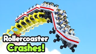 INSANE Rollercoaster Crashes! | Teardown