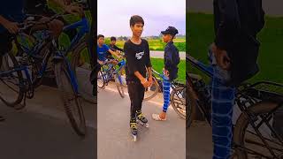 Skating Stunt Jump😱👀 #trendingshorts #viralshorts #skating #skatingreaction #skaterboy #shorts #road