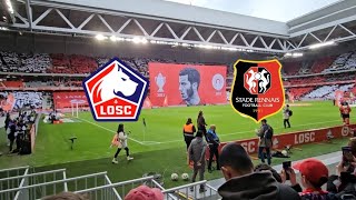 Eden Hazard 🇧🇪 L'hommage du Losc avant le Match Losc - Rennes 2-2