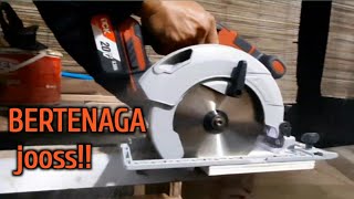 mesin circular saw cordless DCK KDMY 165  bertenaga joss !!!